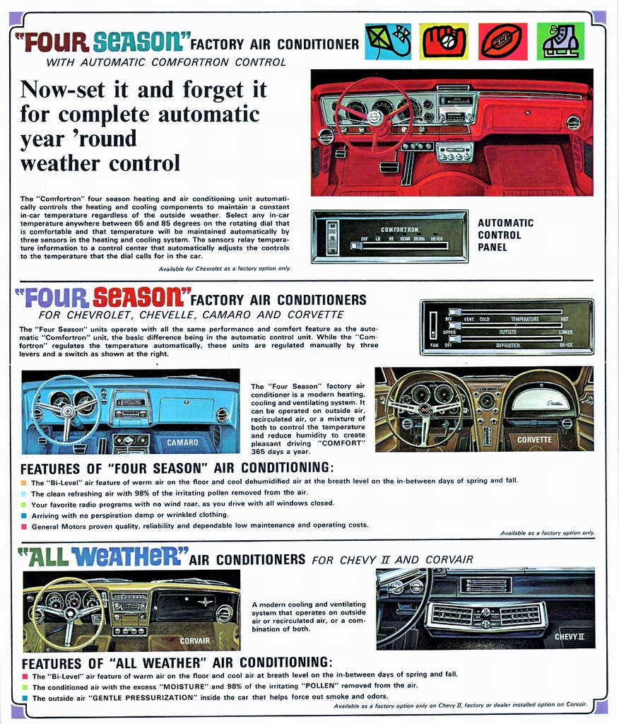 1967 Chevrolet Accessories Foldout Page 2